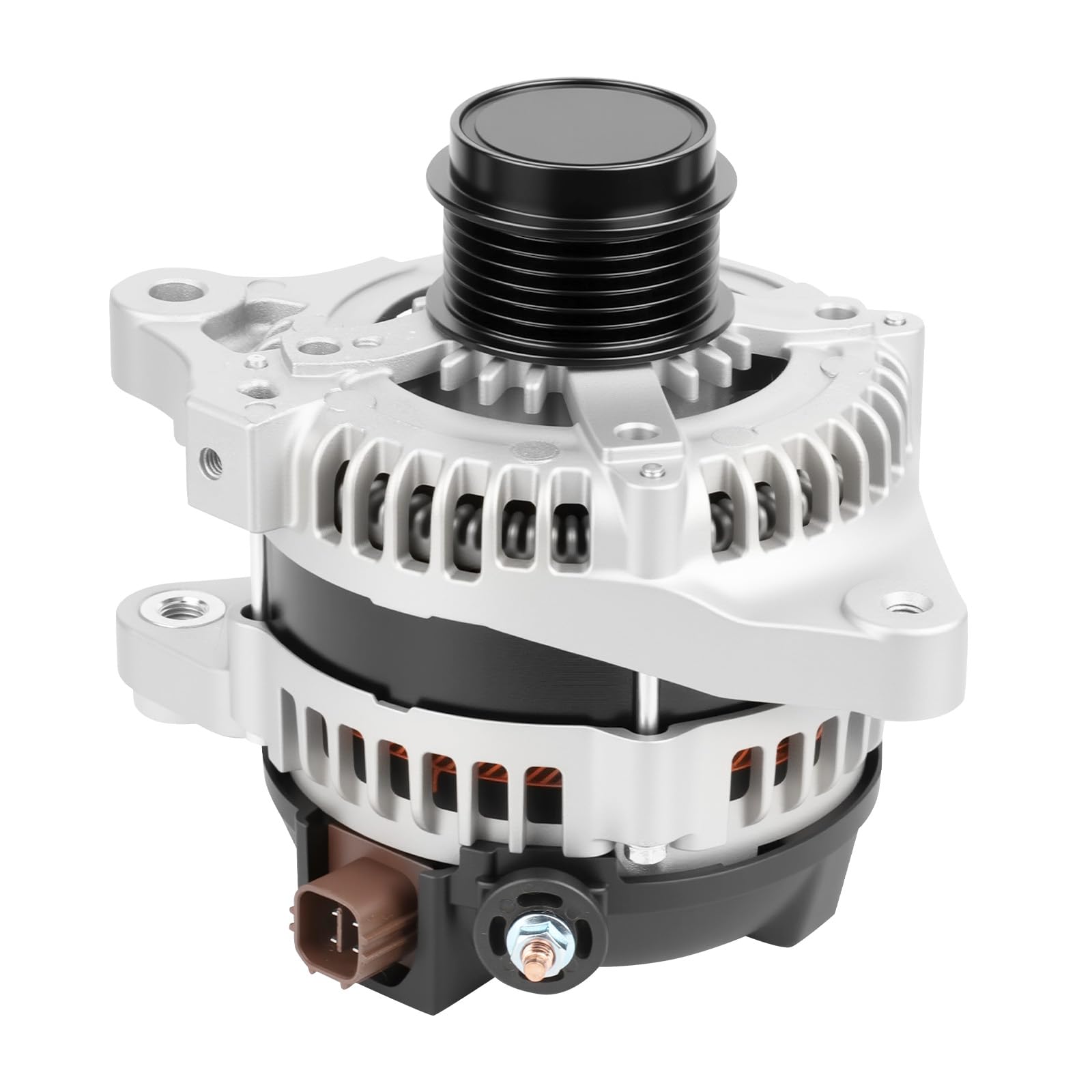 Photo 1 of 270600T040 Alternator for Scion xD 1.8L l4 2008-2014,for Toyota Corolla 1.8L l4 2009 2010 2011 2012 2013 High Output 100Amp Alternator 11385 11385N 11385R 270600T041 2706037040 2706037041 0986CR6103