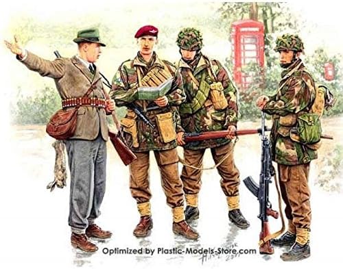 BRITISH PARATROOPERS 1944 KIT 1 + CIVILIAN 1/35 MASTER BOX 3533