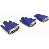 FUERAN DVI Graphics Card Display GPU Detection Monitor DVI Dummy Plug Adapter Fit Headless-2560x1600@60Hz (DVI-3p)