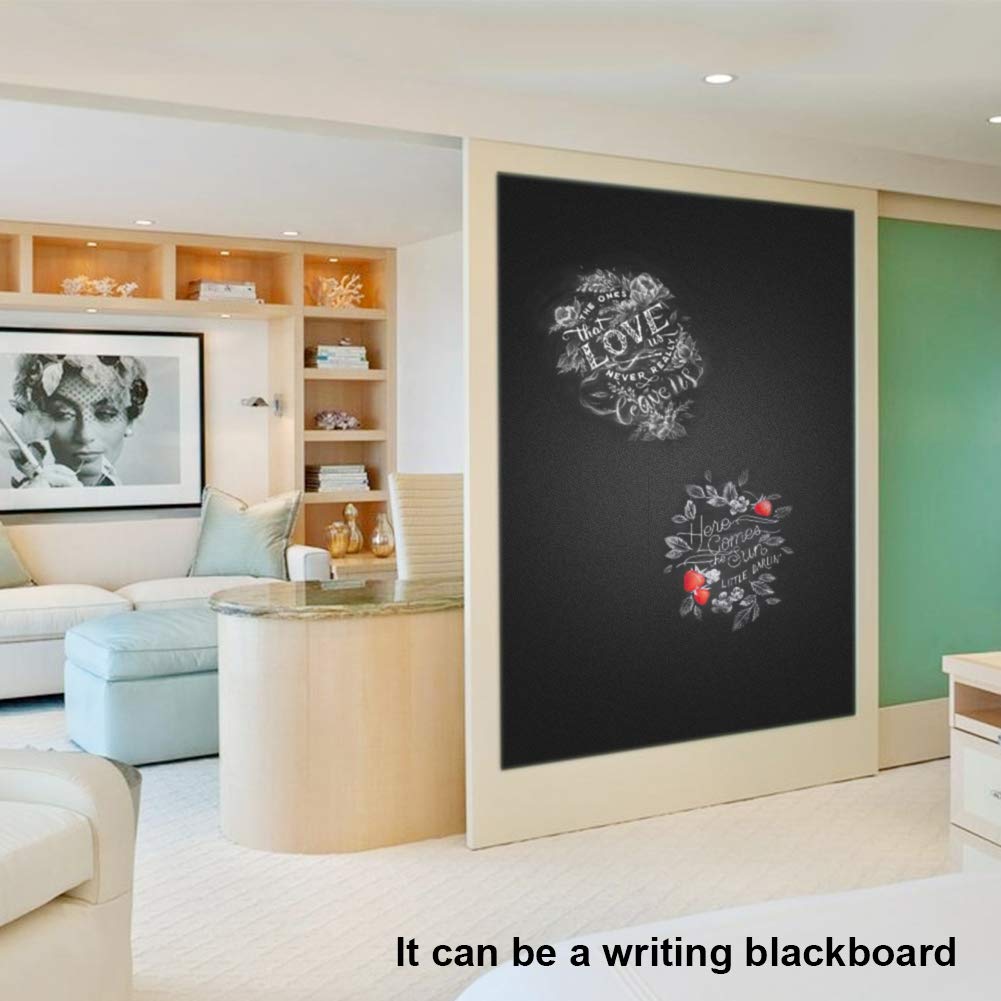 ANTOPM Fensterfolie Schwarz Matt Sichtschutzfolie ...