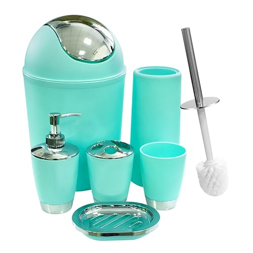 Teal Bathroom Accessories: Amazon.com