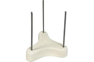 BAMA Ceramic Tripod Stilt with Long Posts for Kiln Firing of Ceramic and Pottery Pieces - CONE 03