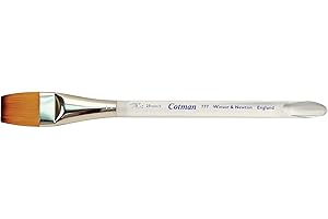 Winsor & Newton Cotman Water Colour Series 777 Short Handle Synthetic Brush, SH 1"