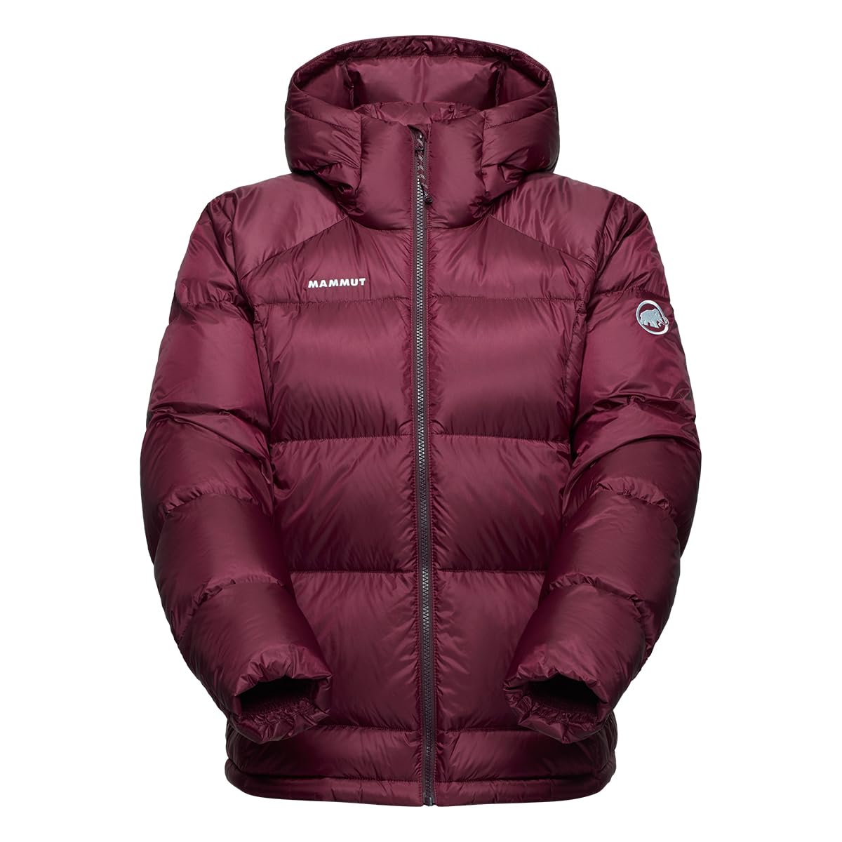 Photo 1 of Mammut Glacier Glow Insulated Hooded Jacket Women – 700 Fill Recycled Down Insulation, Windproof & Water-Repellent, Vin, Large