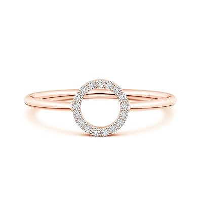 circle diamond ring