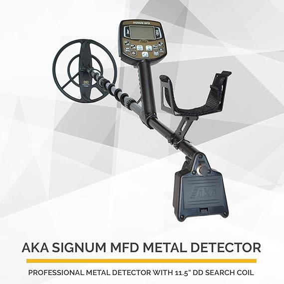 Aka Signum MFD - Detector de Metales Profesional (Alta frecuencia, Sistema de detección de Metales computarizados con Pantalla Grande): Amazon.es: Jardín