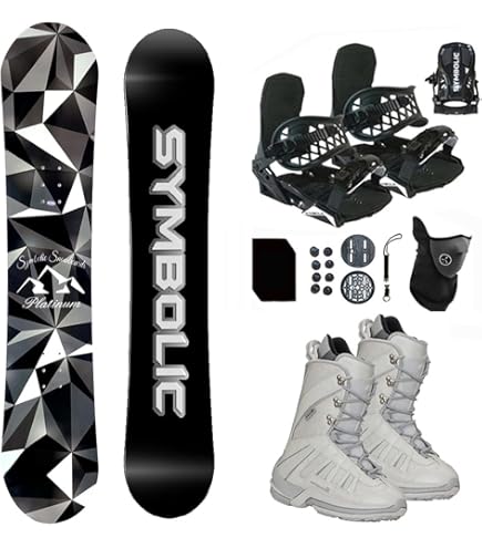 Amazon.com : Symbolic Stella 140cm blemished Snowboard and Black