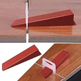 QTACIE Tile Leveling Wedges 200 Pcs Reusable Wall Floor Ceramic Stone view 9