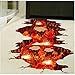 Quanhaigou A Volcano Spouts Flame and Lava Wall Decals, Removable Red Sticker, The Art Magic 3D Fire Lavas Dreamscape Home Decor