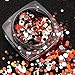 Hot Nail Art! AMA(TM) 12 Boxes Mixed Mini Round Thin Nail Art Glitter Paillette Shinning Nail Mirror Powder Nail Tip Bottle Gel Polish Decoration Makeup Art DIY Chrome Pigment (Multicolor)