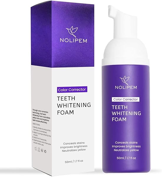 PURPLE TOOTHPASTE FOR TEETH WHITENING: TOOTH STAIN REMOVAL AND BOOSTER, TOOTH FOAM, TOOTHPASTE