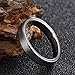 4mm 6mm Tungsten Carbide Ring for Men Women Comfort Fit Beveled Edge Brushed Silver Wedding Band Size 4-14