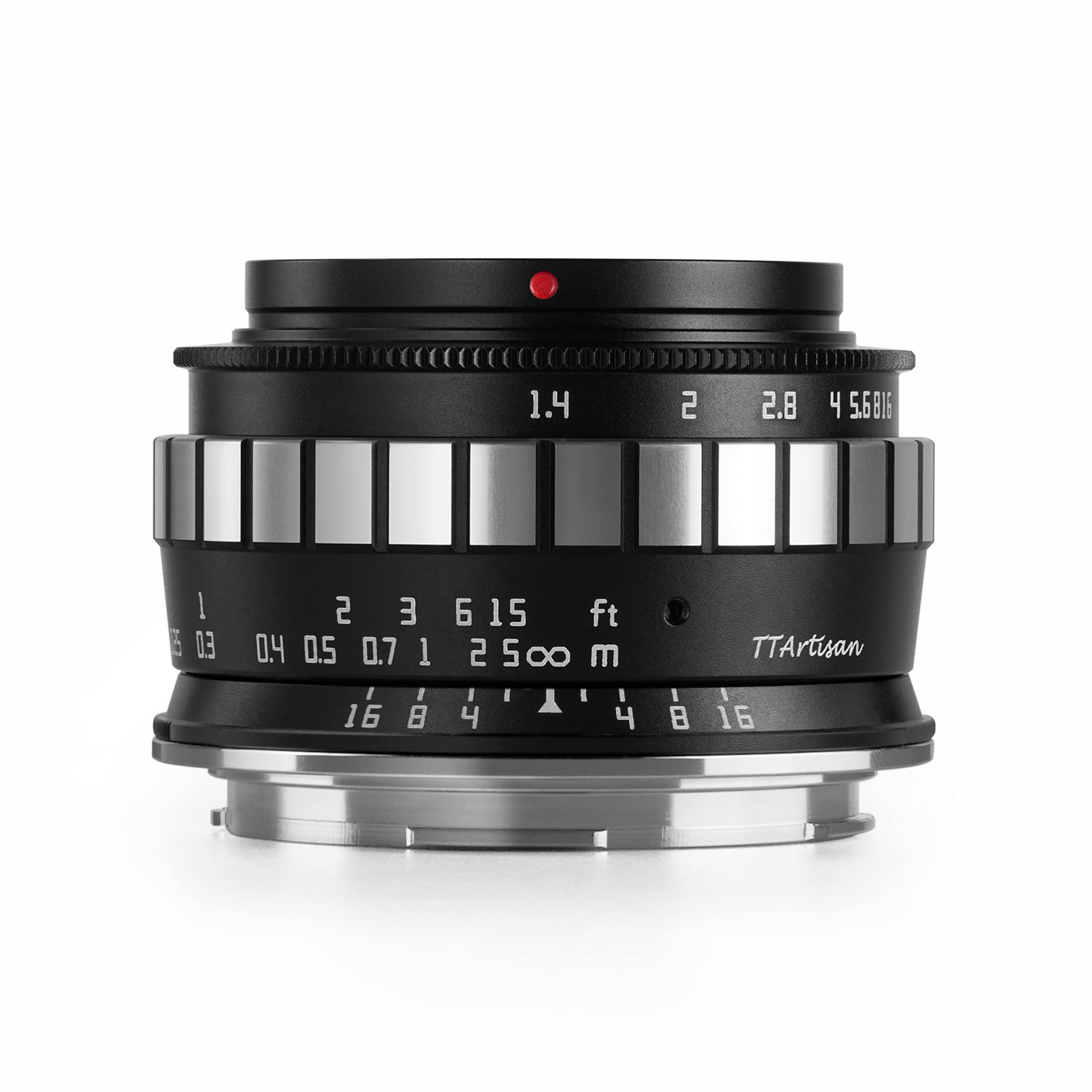 TT Artisan 23 mm F/1.4 APS-C Lens Connection Sony E Mount Silver Manual Wide Angle Lens for Mirrorless Cameras