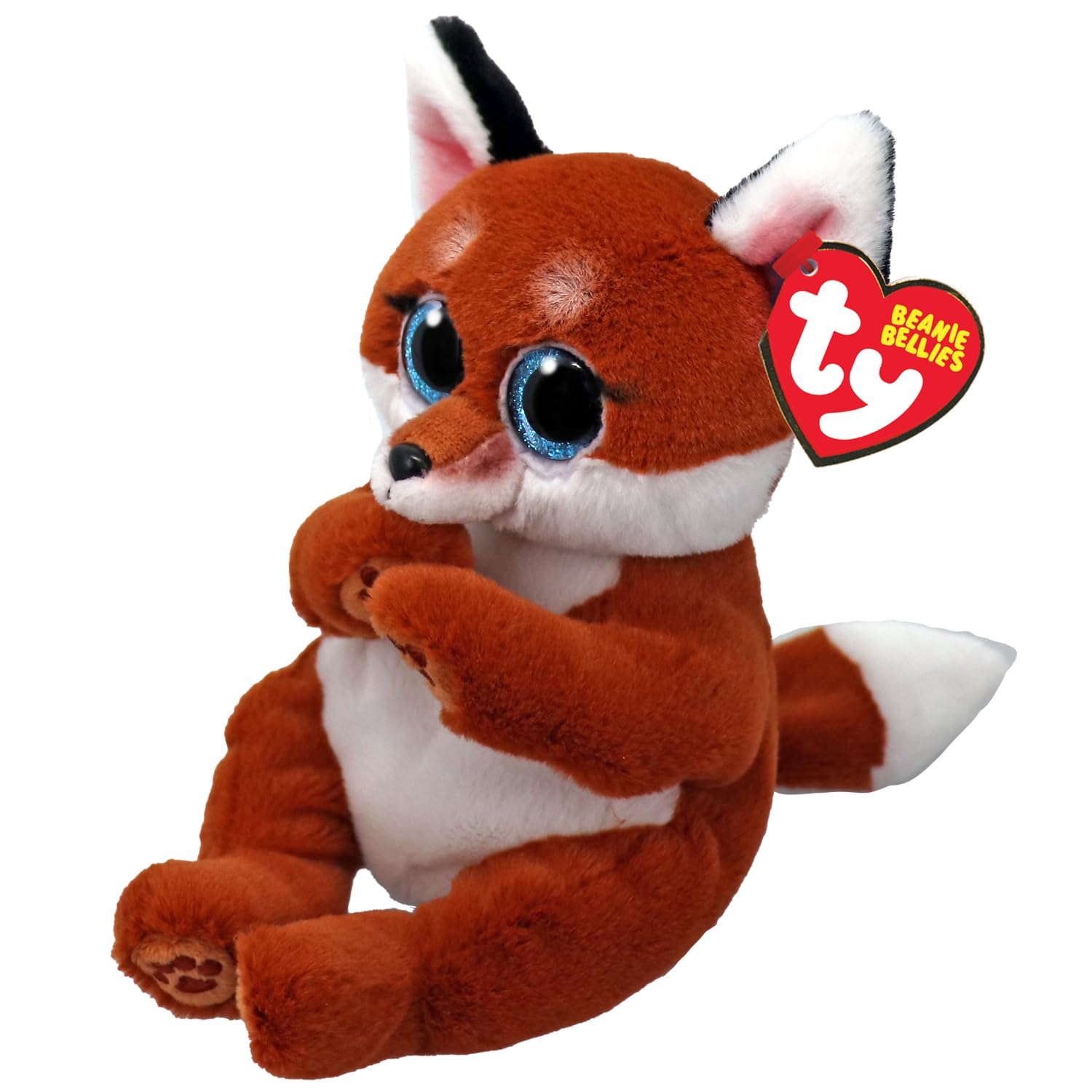 TY Witt Fox Beanie Bellies Regular - Squishy Beanie Baby Soft Plush Toys - Collectible Cuddly Stuffed Teddy