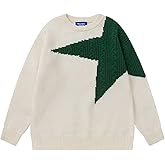 Aelfric Eden Women's Oversized Star Pullover Sweaters Vintage Crewneck Long Sleeve Knit Sweaters Trendy 2025 Fall Outfits