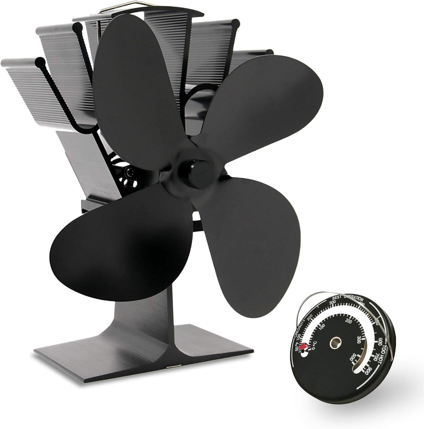 AcornSolution Heat Stove Fan for Wood Burning Stove Log Burner