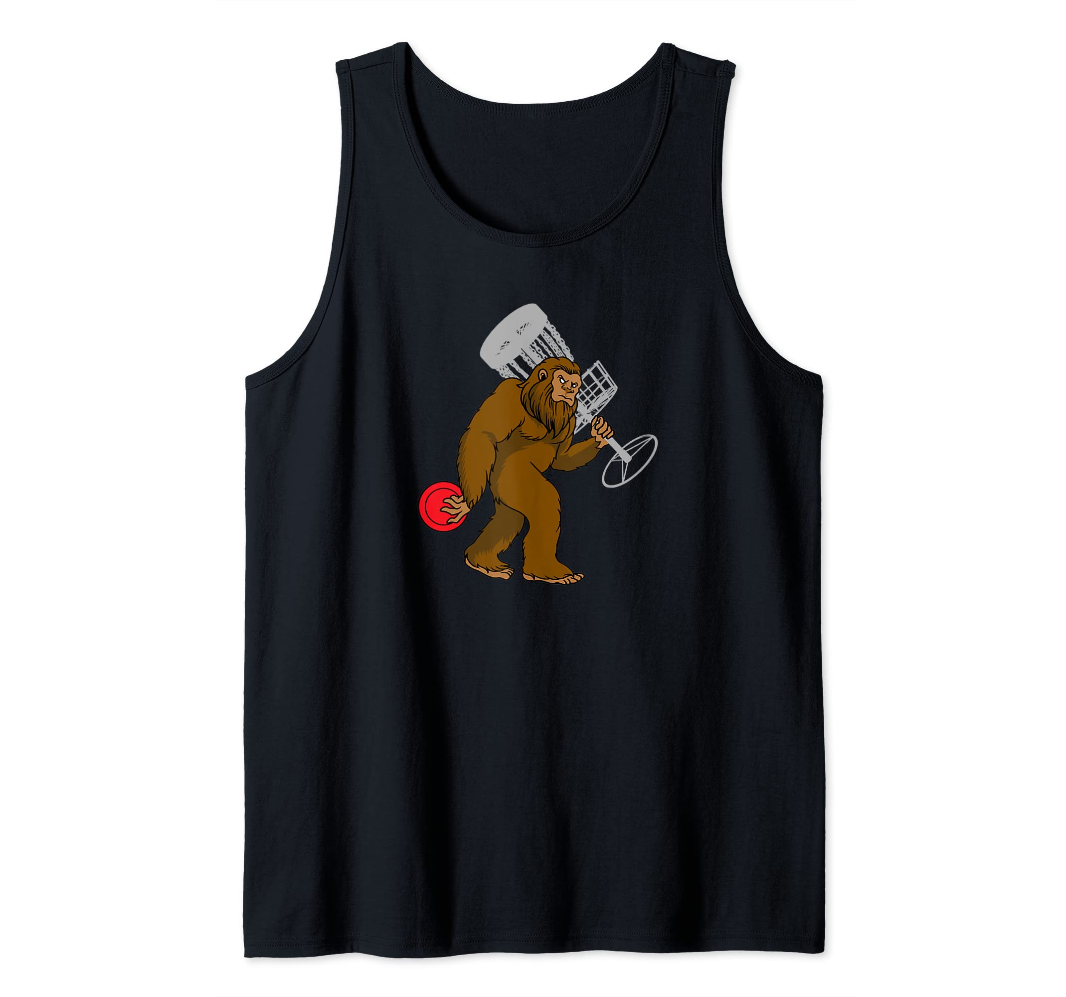 Frisbee Golf Basket Chainz - Frolf Course Disc Golf Tank Top