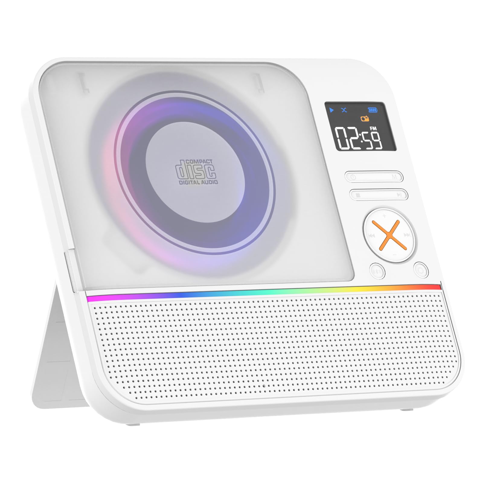 CD Player Portable, MONODEAL HiFi Stereo Portable CD Player with Bluetooth