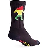 Sockguy Crew Cuff Socks Rasta Squatch