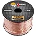 50Ft Premium Copper Speaker Wire - 14 Gauge Stranded Pure Copper Core Heavy Duty Audio Wire | Not CCA (Copper Clad Aluminum) by eXtreme Consumer Products