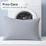 DN Collection Pillow Cases 2 Pack 50x75cm Grey 100% Microfiber OEKO-TEX view 7