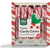 365 by Whole Foods Market, Organic Candy Canes, Peppermint Flavored, 5 Ounce