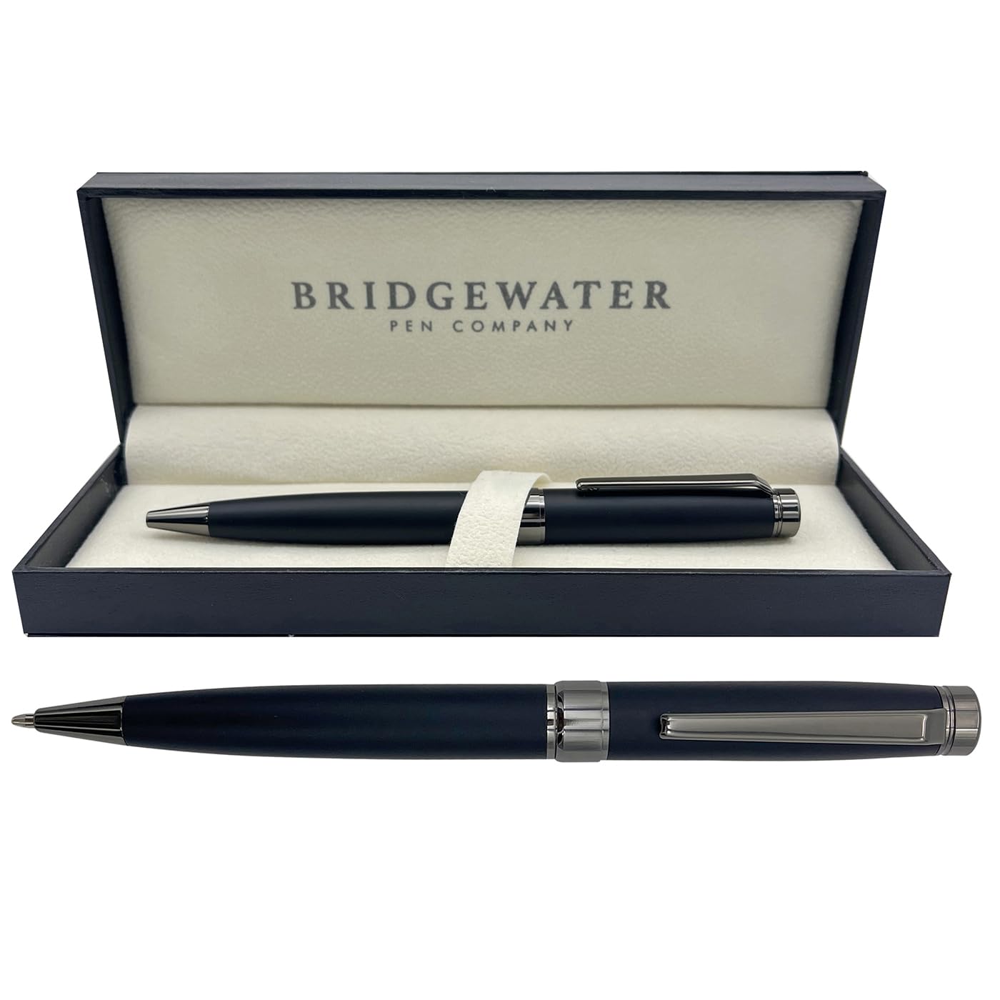 Bridgewater Pen Company Executive Ball Point Pen Collection, Boxed & Sleeved (Galway, Gloss Black) — image 1