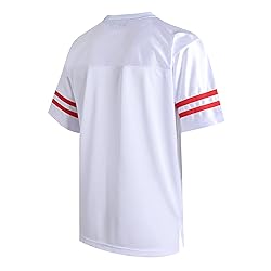 DEHANER White Football Jersey for Men Women Adult
