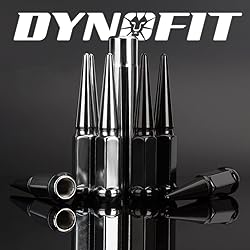 DYNOFIT 14mmx1.5 Wheel Spike Lug Nuts, 32 x Chrome