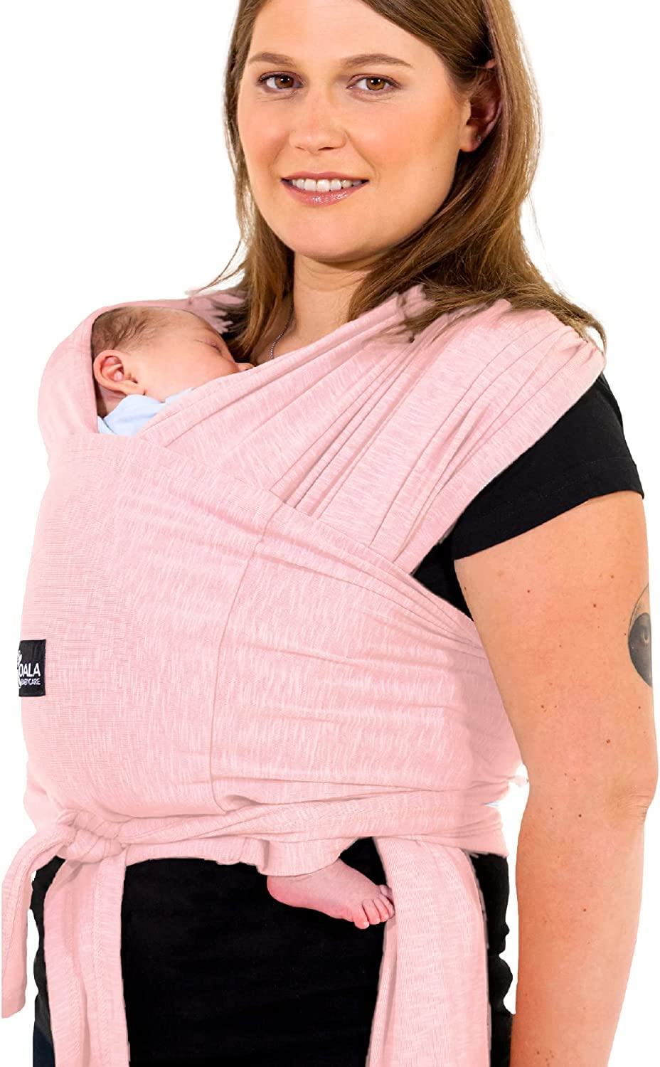 Photo 1 of Koala Babycare Baby Carrier Wrap, Easy to Wear As a T-Shirt - Original Baby Carrier Newborn to Toddler - Sling One Size Fits All - Baby Wraps Carrier Up to 22lbs