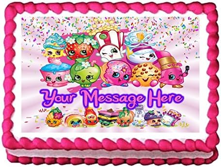 Shopkins Cake Topper Edible Cake Topper Shopkins cake stickers
