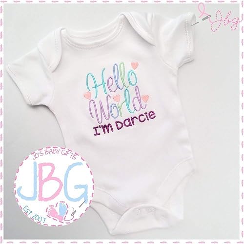 personalised baby girl clothes uk