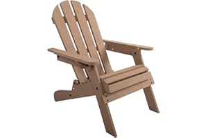 HOLTICO Kids Adirondack Chair, Outdoor Wooden Accent Toddler Adirondack Chair, Folding Adirondack Chair, Comfortable Kids Fire Pit Lounge Chairs for Yard, Garden, Patio
