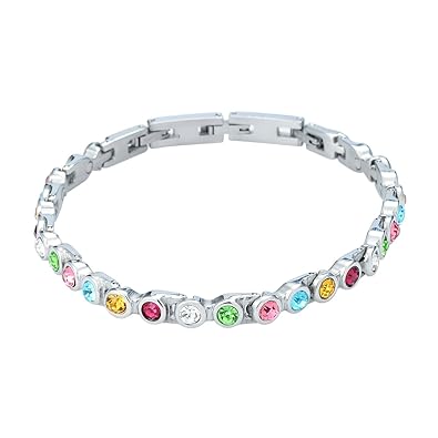 Original Tennis Energie Sport Magnetarmband Marsala Pantone edle rote Swarovski Kristalle Energetix-4you 448 vergleichbar Mag