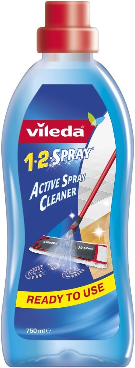 Vileda Floor Cleaning Liquid for 1-2 Spray Mop, 750 ml, 1.5 l (Pack of 1)