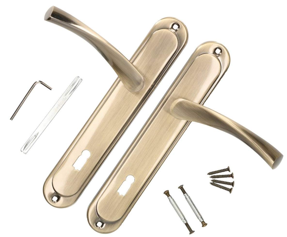 KOTARBAU Door Handle 72 mm BB Door Handle Godmother Door Fitting Door Handle Set Long Plate Door Handle Door Handle Door Fitting