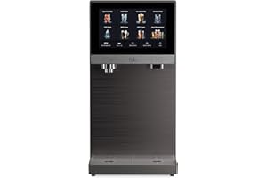 Brio Q60 Sparkling Water Countertop Dispenser with Refillable Tank, No Plumbing Required | Instant Hot & Cold 4 Stage Reverse Osmosis Filtration, Reduces PFAS & Microplastics | Touch Screen Display