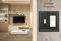OKAWYC Toggle/Decorator Light Switch Cover Belaire