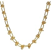 Malibu Sunday Paperclip Chain Necklace | Gold Chain Link Necklace | Chunky Gold Necklace | Bold Link Chain Design | Chunky Paperclip Chain Necklace