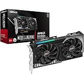 ASRock Radeon RX 9060 XT Challenger 8GB GDDR6 OC Graphics Card | 3290 MHz Boost | Dual Fan | 0dB Cooling | Metal Backplate | PCIe 5.0 | DisplayPort 2.1a, HDMI 2.1b