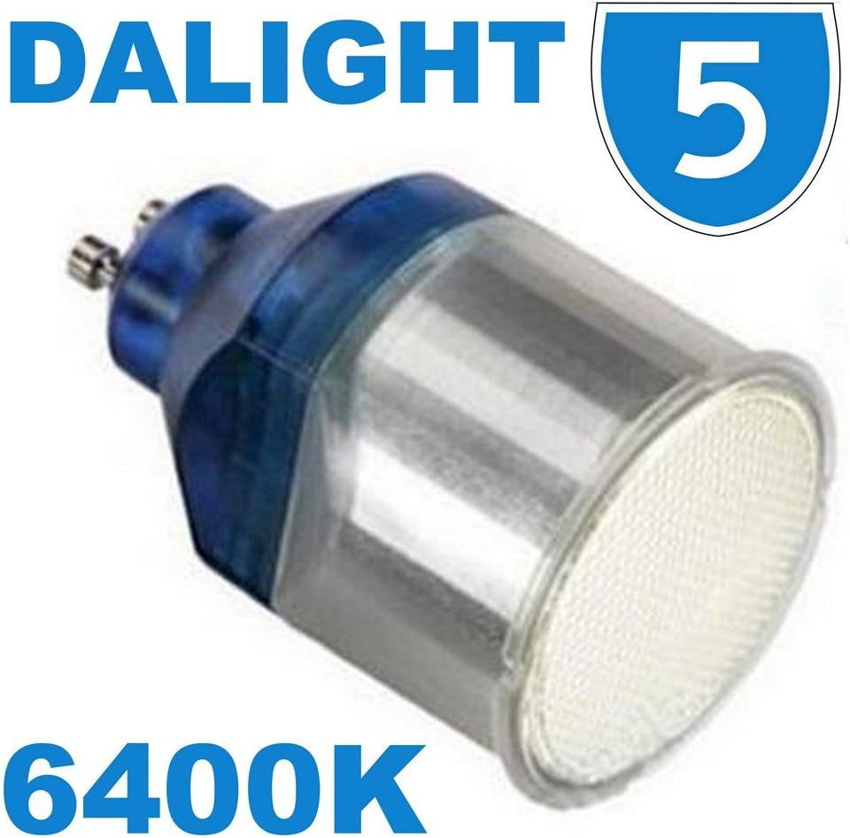 5x Selectric GU10 11w = 50w CFL Lamp Low Energy Saving Spot Light Bulb