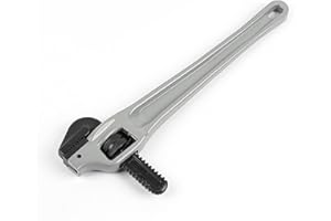 Aluminum Alloy Offset Pipe Wrench, Adjustable Offset Pipe Wrench Heavy Duty Aluminum Alloy Plumbing Wrench with Cr Mo Floatin