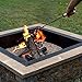 Sunnydaze 32-Inch Steel Fire Pit Poker with Wood Handle - for Indoor and Outdoor Use