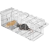 Mouse Trap Humane Animal Live Cage, Squirrel Traps, Rat Cage Trap, Reusable Mice Trap for Indoor Outdoor Use, Professional Ca