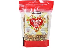 KIRKLAND SIGNATURE Heart Healthy Mixed Nuts, 36 Ounce, 2.25 Pound (Pack of 1)