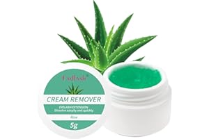 FADLASH Lash Remover for Professional Eyelash Extensions Dissolves Powerful Cream Lash Remover Low Irritation Lash Extension Remover Eyelash Glue Remover for Salon 5g (Aloe)