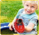 AquaPlay Mountain Lake Water Table 70-Piece Outdoor Garden Toy Ages 3+ & Lock view 3