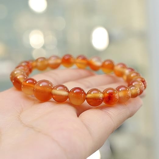 Amazon 念珠ドットコム 数珠ブレスレット 約8ミリ 天然瑪瑙 腕輪念珠