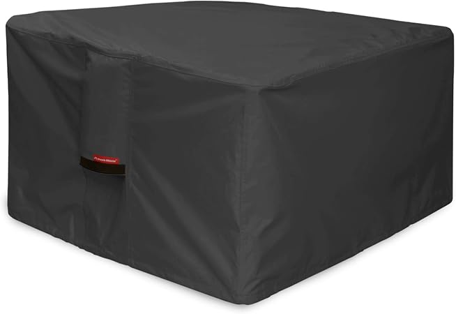Amazon Com Porch Shield Fire Pit Cover Waterproof 600d Heavy Duty Square Patio Fire Pit Table Cover Black 32 X 32 Inch Garden Outdoor