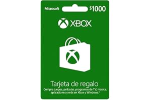 Tarjeta Xbox Live $1,000 MXN - Xbox One Standard Edition